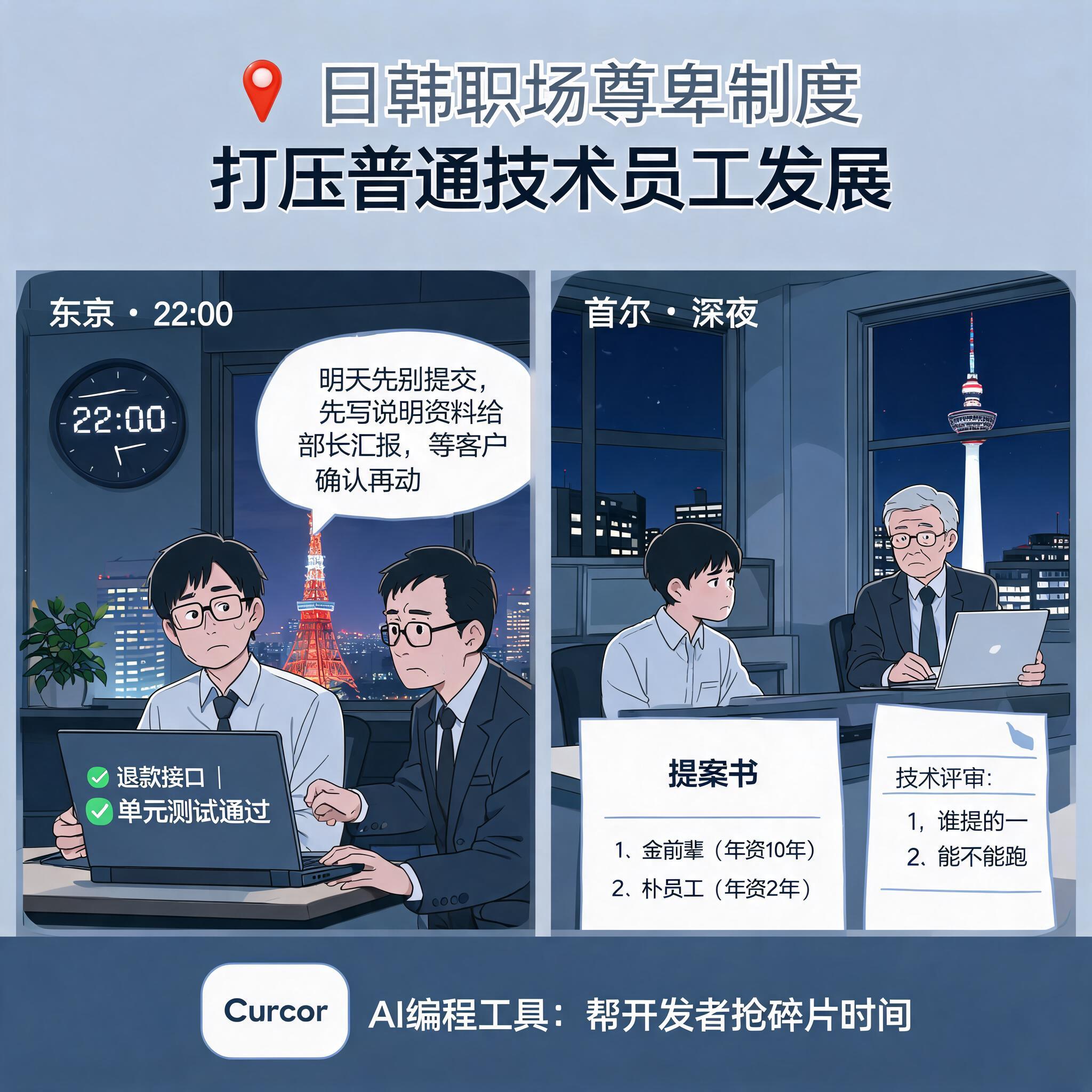 日韩职场尊卑制度打压普通技术员工发展