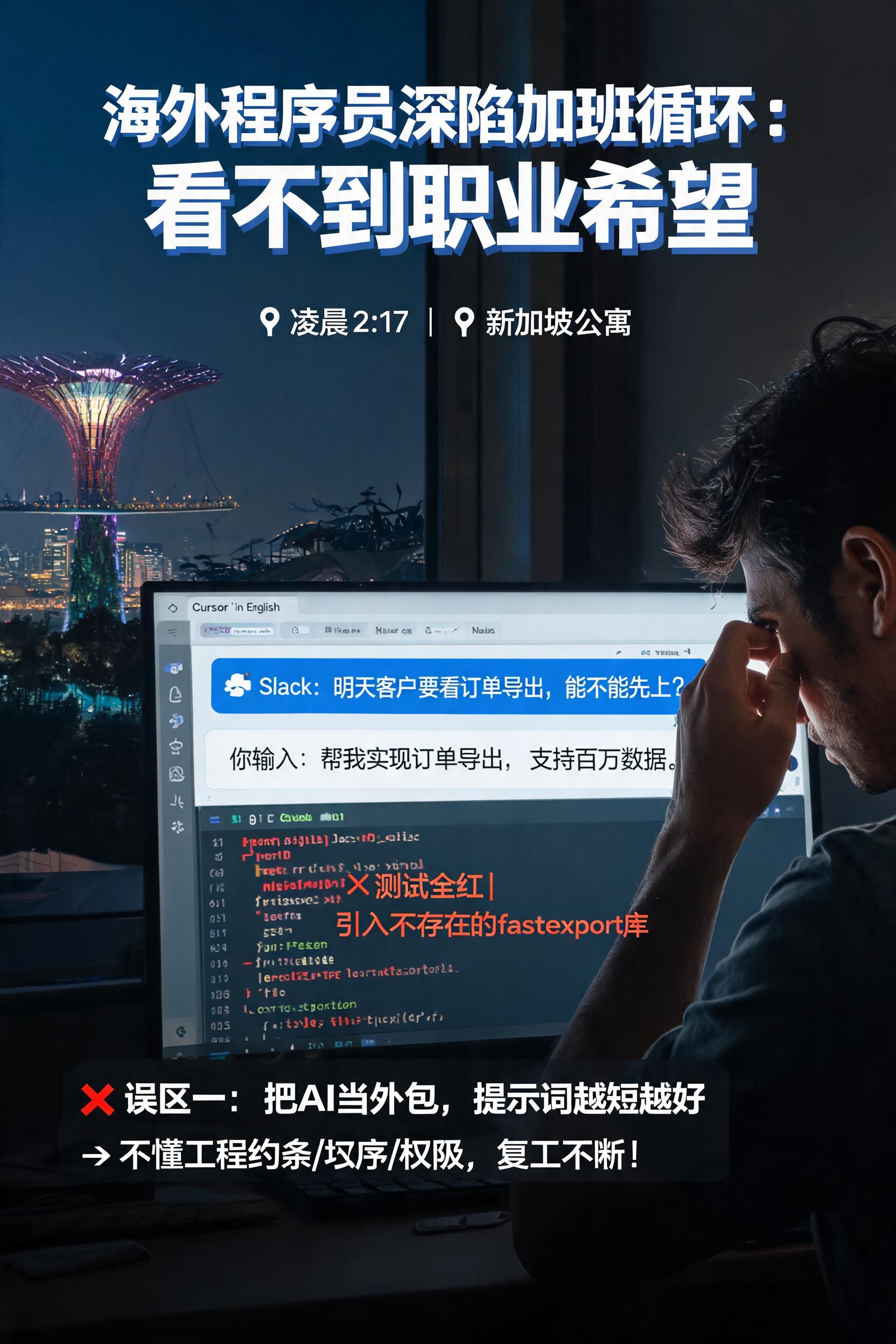 海外程序员深陷加班循环看不到职业希望